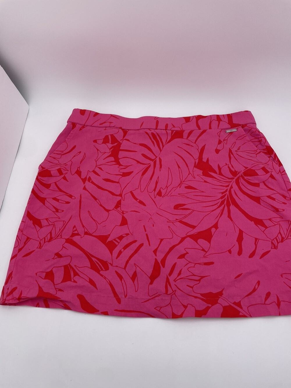 Rafaella Women's Comfort Skort with Pockets XLarge Carmine Rose Pink